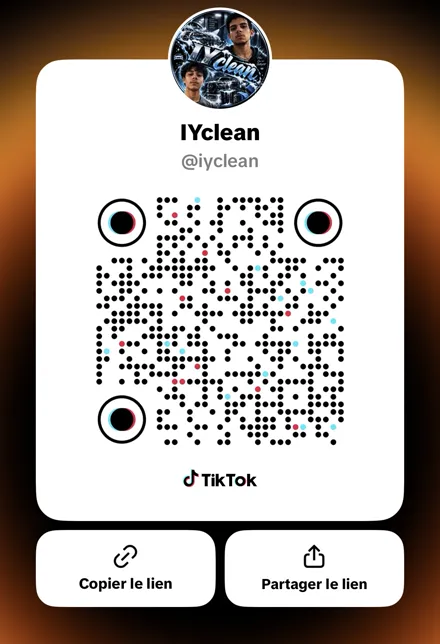QR code TikTok IY Clean (@iyclean)